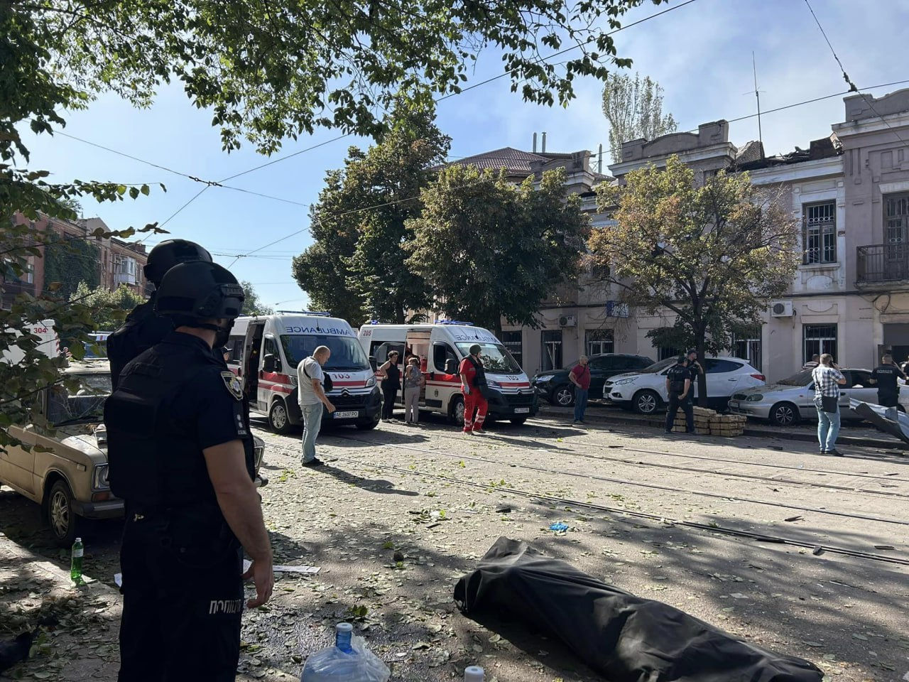 Число пострадавших в результате ракетного удара по Кривому Рогу увеличилось до 44.
