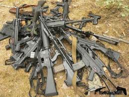Часть сданного оружия и боеприпасов уже уничтожена. Фото: hellgun.net