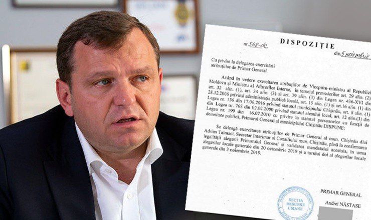 Нэстасе назначил Талмача врио мэра Кишинева. Фото: Point.md