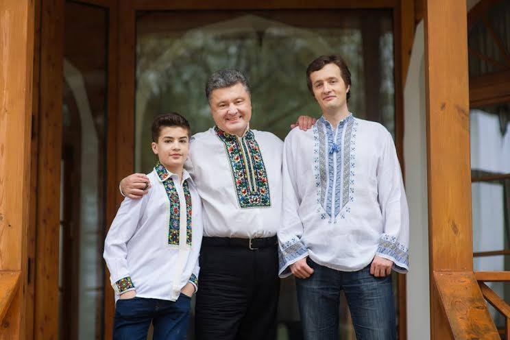 По словам Порошенко, первенец родился у его старшего сына - Алексея.