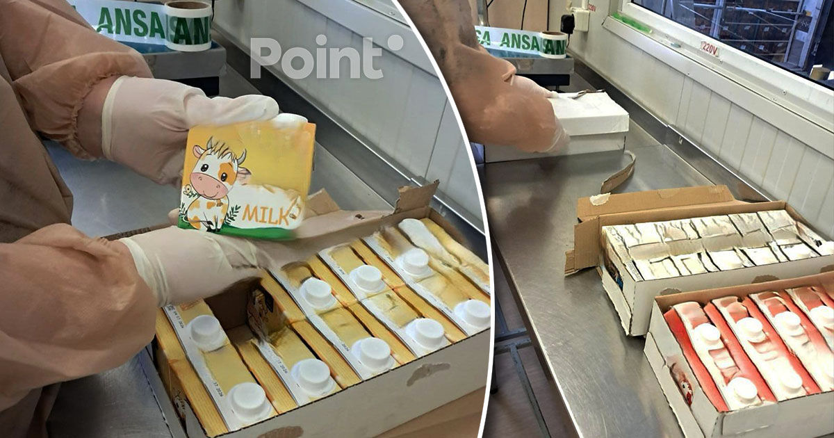 Un lot de produse lactate, reținut la frontieră din cauza etichetării necorespunzătoare.
