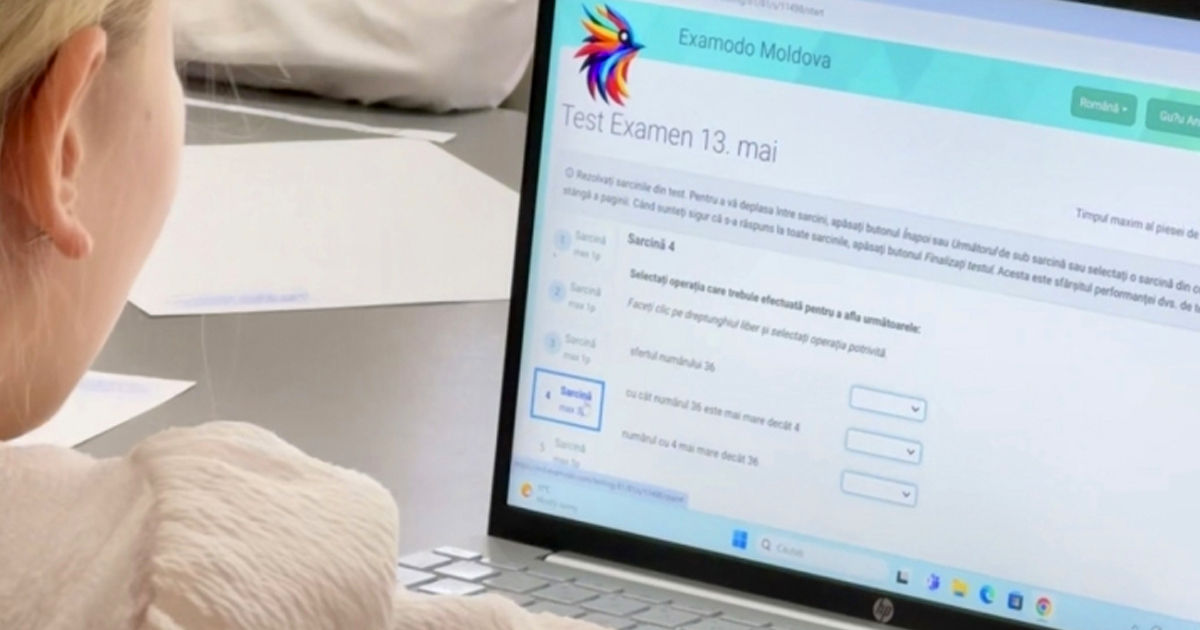 Elevii claselor a patra vor susține testul la matematică în format digital.