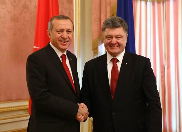 Президенты Украины и Турции.