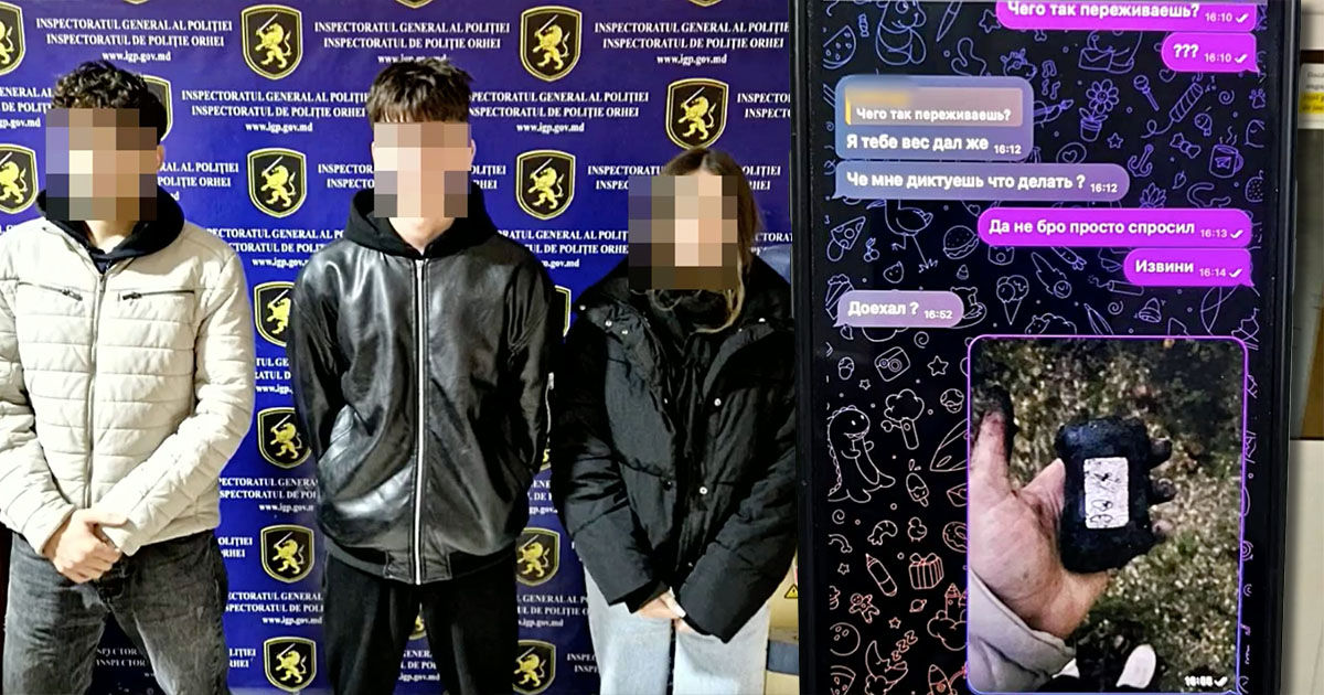 Trei studenți din Capitală, care s-ar ocupa cu distribuirea drogurilor, prinși în flagrant la Orhei.