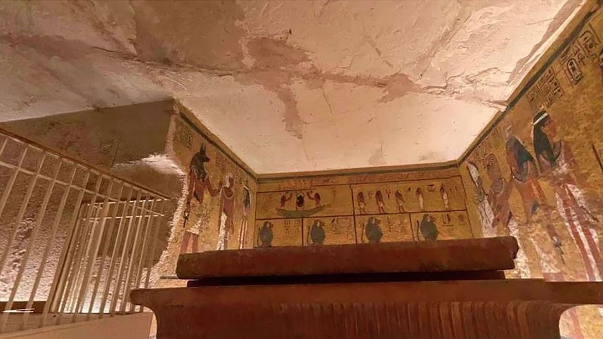 Mormântul lui Tutankhamon se află în pericol de prăbușire.