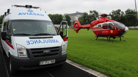 Un elicoper SMURD s-a prăbușit în pădurea de la Cantemir. Foto: dse.md