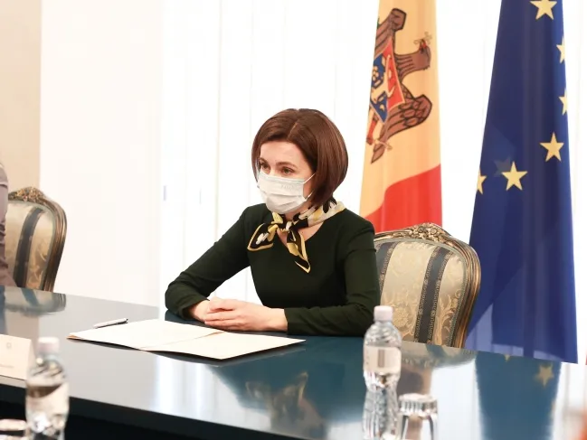 Президент Молдовы Майя Санду.