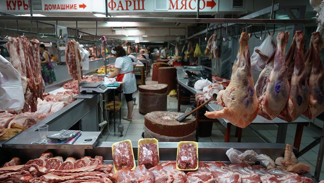 В целом обнаружено почти 3000 кг мяса неизвестного происхождения.