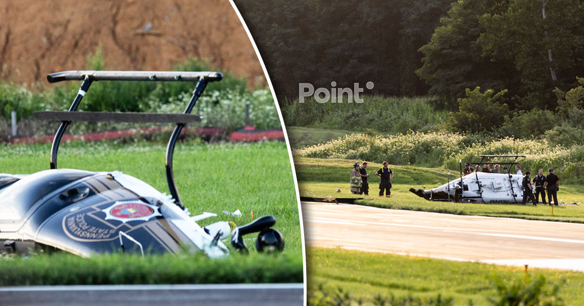 В США самолет врезался в полицейский вертолет: погиб пилот.