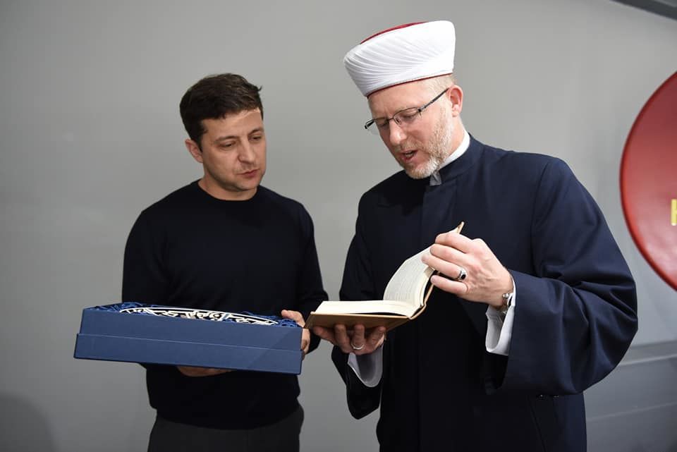 Зеленский встретился с лидерами мусульман Украины.