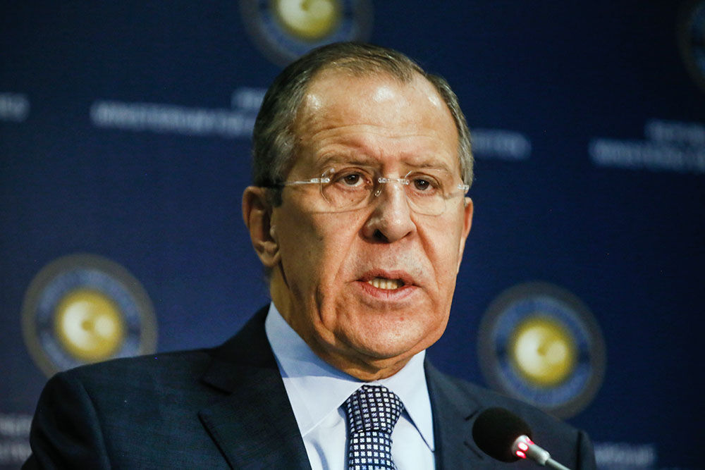 Министр иностранных дел России Сергей Лавров.
