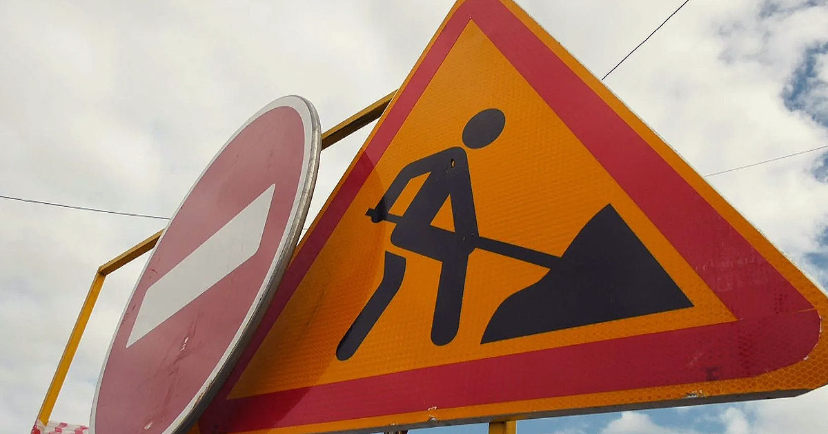 Lucrări de reparație pe o stradă din centrul Capitalei: Circulația rutieră, suspendată.