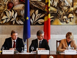 Discuţiile din cadrul reuniunii au vizat ultimele evoluţii în realizarea reformelor de către statele partenere după Summit-ul PaE
