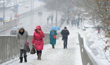 Începând de astăzi a intrat în vigoare avertizarea meteorologică de ninsori puternice, viscol și vânt.