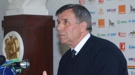 Ион Карас, тренер сборной Молдовы.