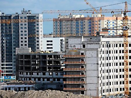 НБС: В 2021 году общий объем подрядных строительных работ снизился.