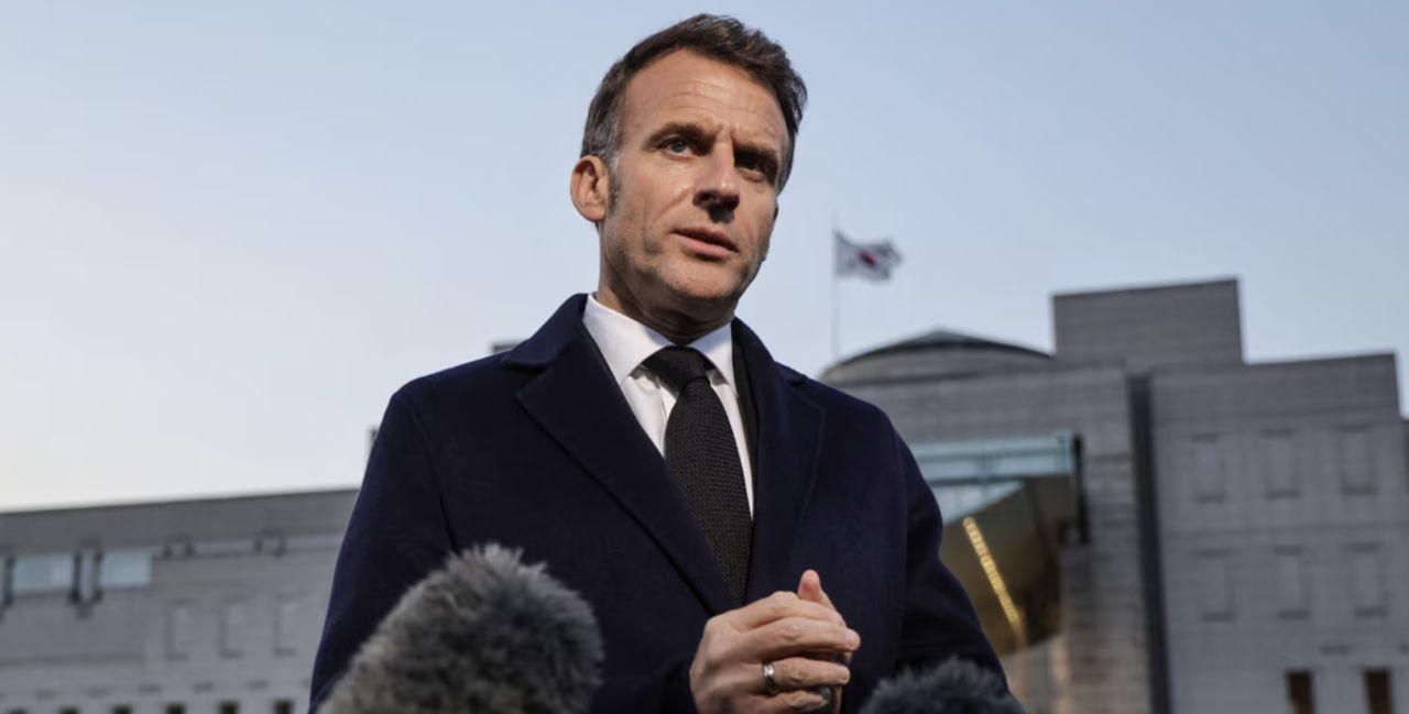 Macron s-a pronunțat împotriva hegemoniei SUA și Chinei.