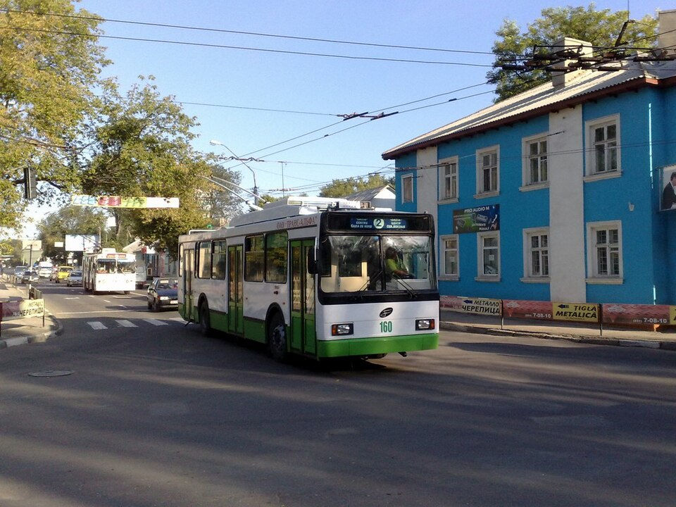 В Бельцах установят видеокамеры в троллейбусах.
