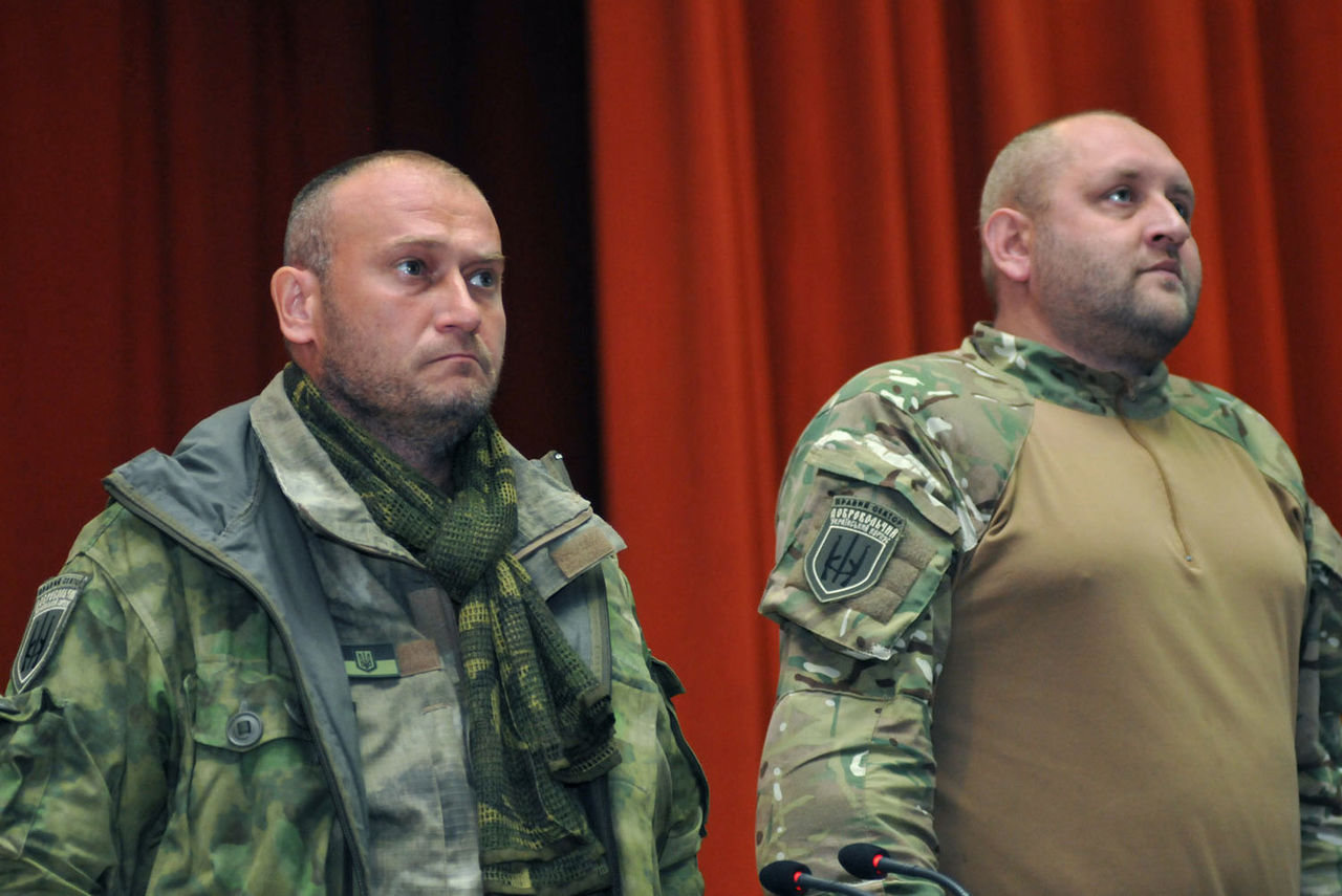 "Правый сектор" зачислил разогнавших блокаду силовиков во враги Украины.