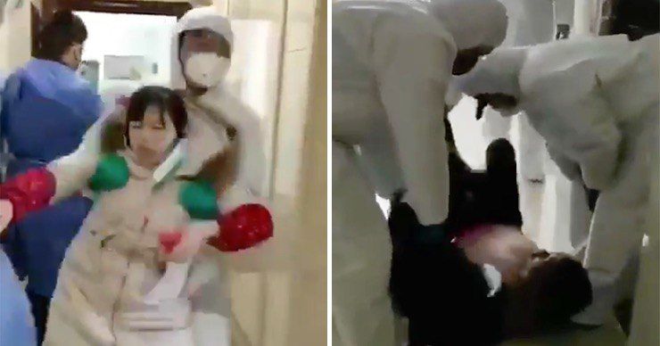 В Сети появилось очередное пугающее видео с зараженными коронавирусом. Фото: Point.md.