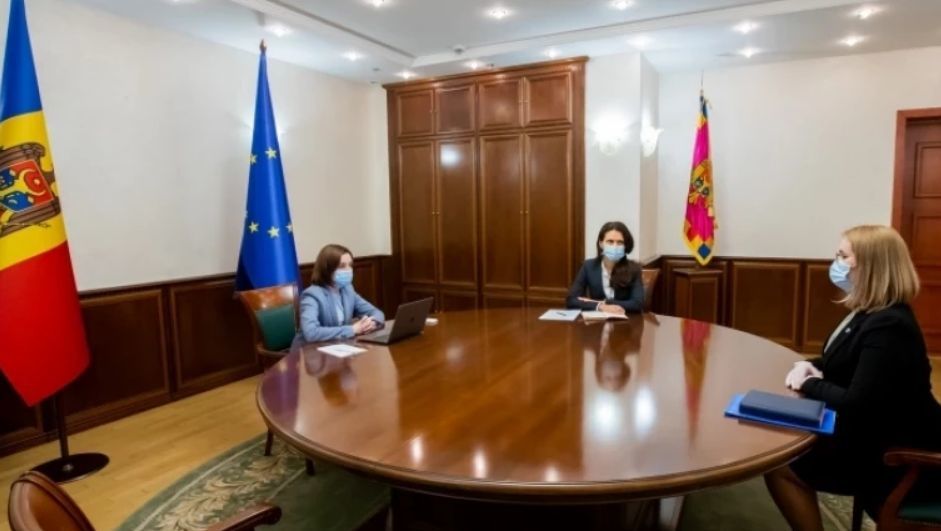 Майя Санду провела встречу с председателем НОН.