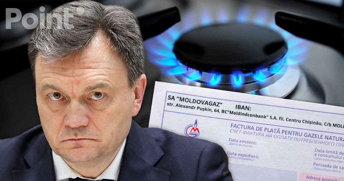Recean promitea în septembrie că moldovenii nu vor plăti tarife mai scumpe pentru gaz și lumină.