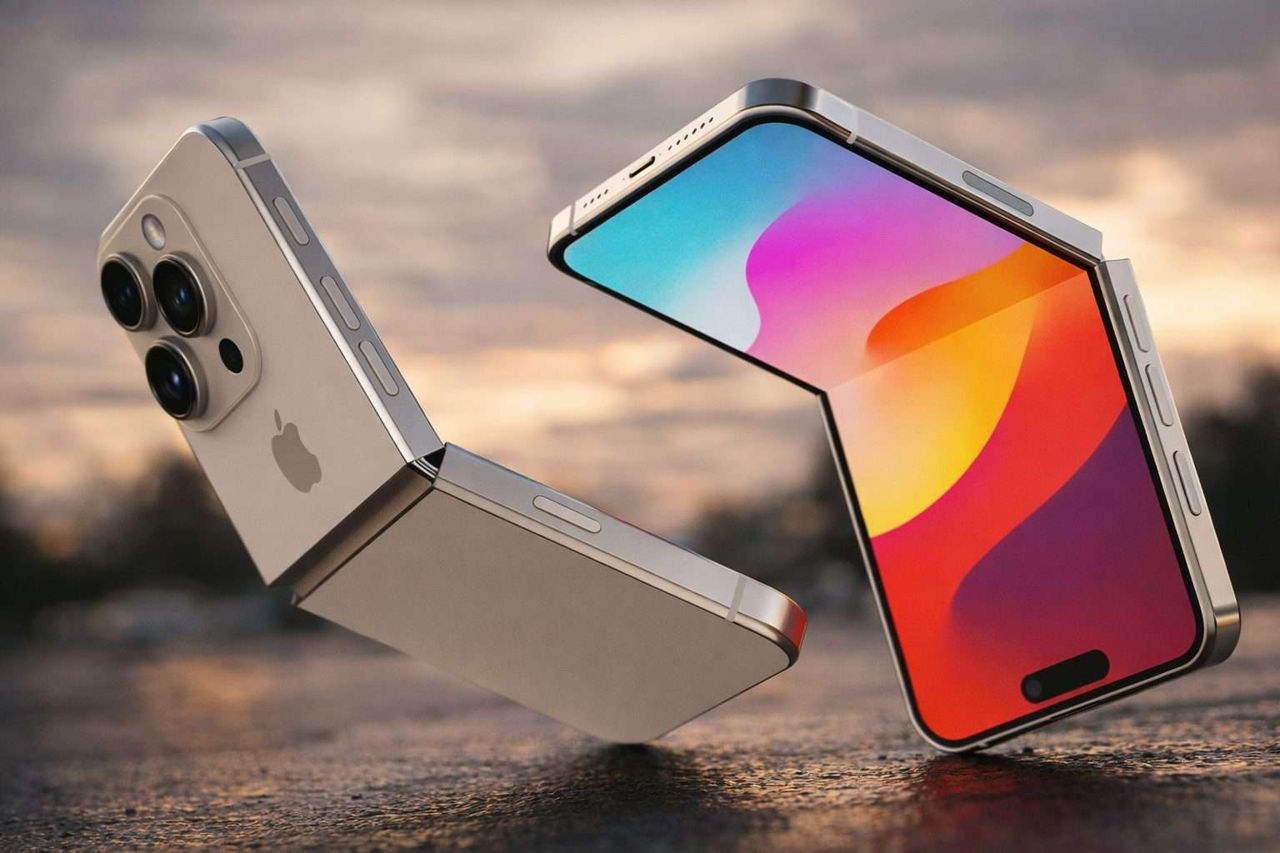 Apple разрабатывает складной смартфон в стиле Galaxy Flip.