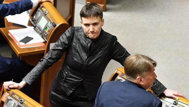 Депутат Верховной рады Надежда Савченко.