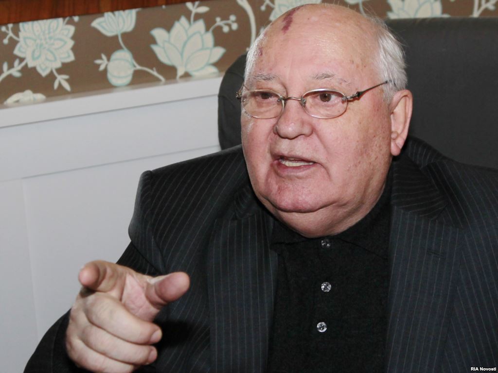 Михаил Горбачев заявил, что кризис на Украине произошел из-за отступления ее руководства от демократических процедур. Фото: svoboda.org