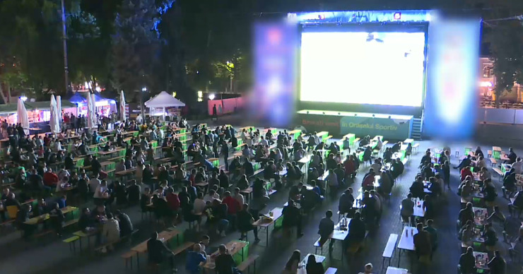 Евро-2020: В Кишиневе вновь работает футбольный городок.