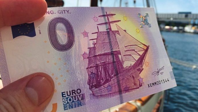 În Germania a fost lansată bancnota cu valoare nominală de zero euro. 