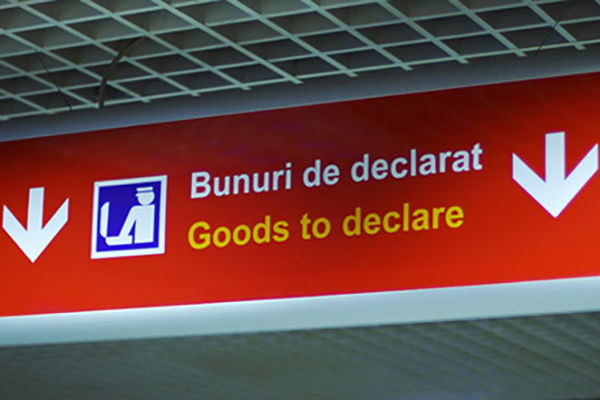 Cantitățile de bunuri care pot fi introduse și scoase din țară 