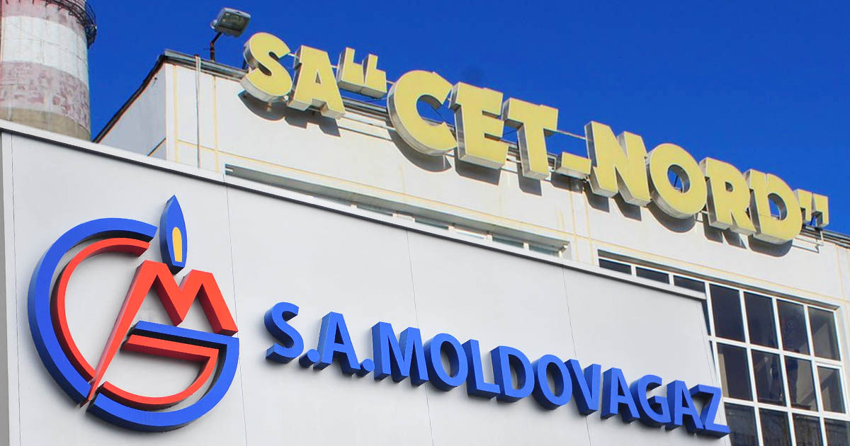 CET-Nord подтверждает наличие долга в размере 100 млн леев перед Moldovagaz. Коллаж: Point.md