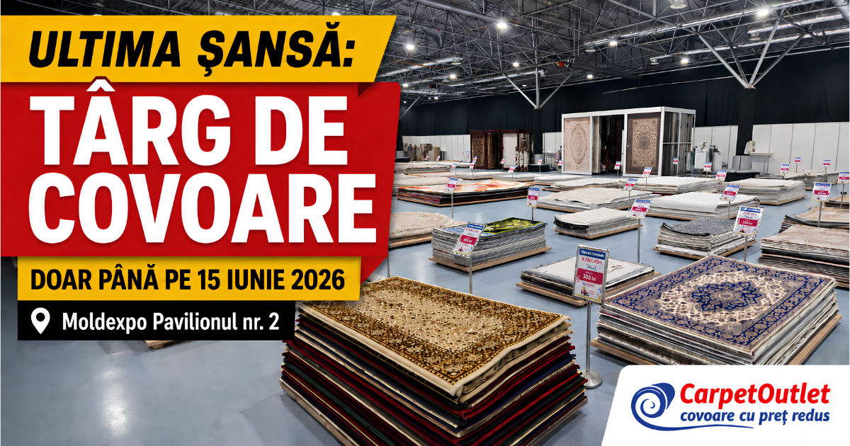 Carpet Outlet в Moldexpo: Последний шанс - ярмарка ковров продлится только до 15 июня