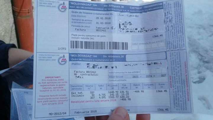 Primele facturi modificate au ajuns la consumatori: E o reducere