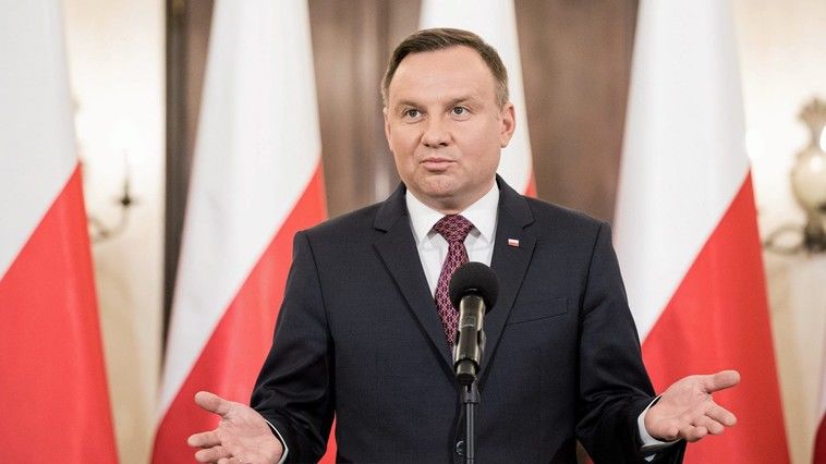 Президент Польши обвинил Россию в агрессии против Украины.