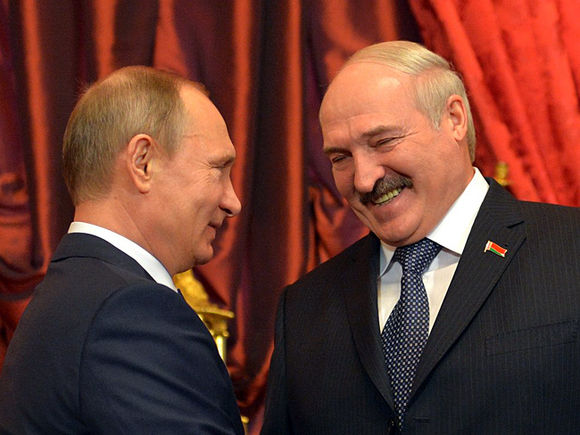 Президенты России и Беларусии.
