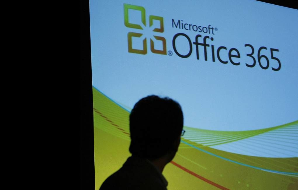 В работе платформы Office 365 произошел сбой.