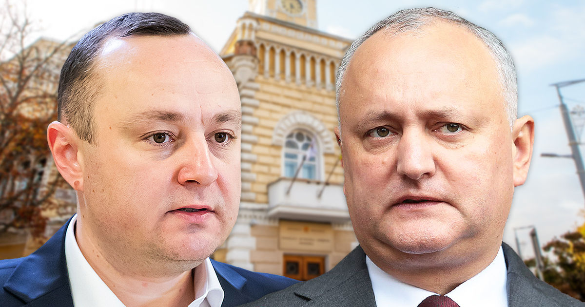 Батрынча и Додон - кандидаты от ПСРМ на пост примара. Коллаж Point.md.