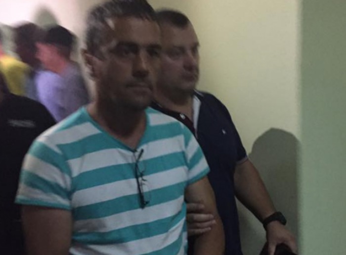 Полиция заявила, что, вследствие наезда Алексеева, трое полицейских получили физические травмы. Фото: facebook/ Alexandru Machedon.