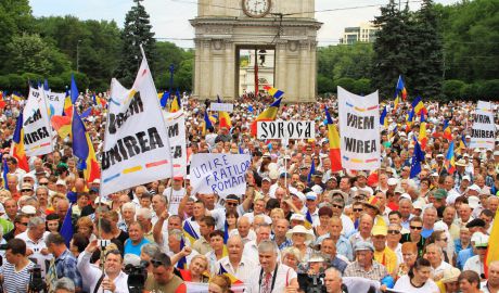 Мнения об унионистском движении в Республике Молдова разделились. Фото: jurnal.md