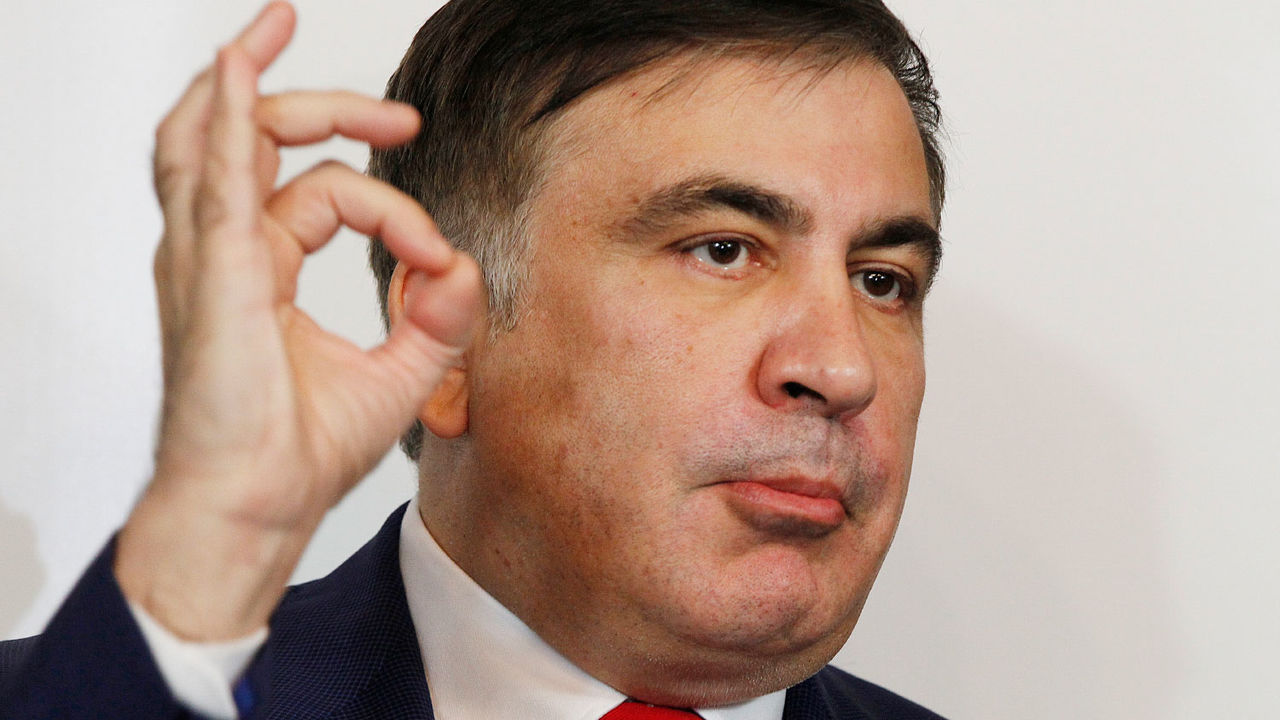 Бывший президент Грузии Михаил Саакашвили.