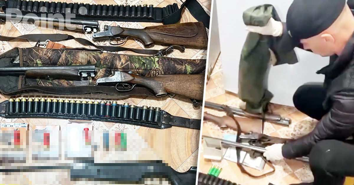 Poliția a confiscat arme și muniții de la doi presupuși braconieri.