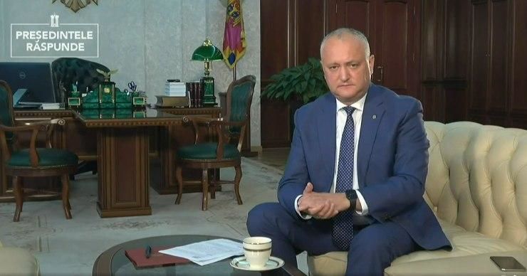Президент Республики Молдова Игорь Додон. 