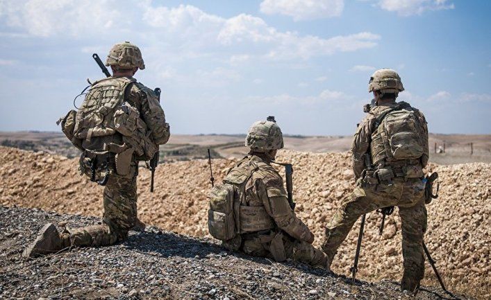 Американские военные в Сирии.