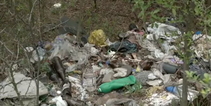 Контракты на эвакуацию мусора в Карпиненах заключила лишь часть жителей.