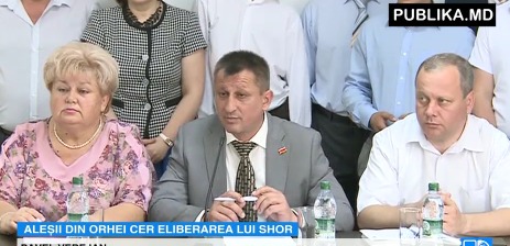 Жители Оргеева и местные советники требуют освобождения Илана Шора.