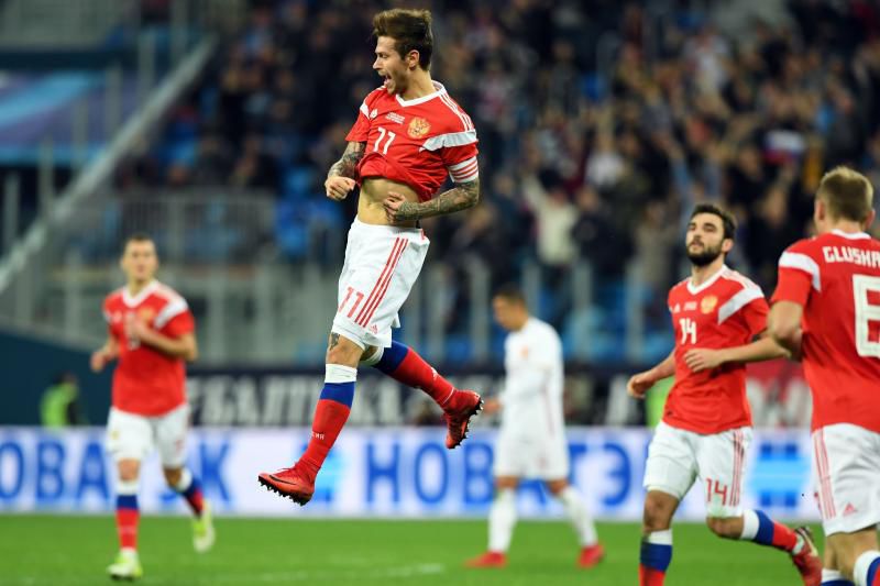 Rusia a remizat contra naționalei Spaniei.