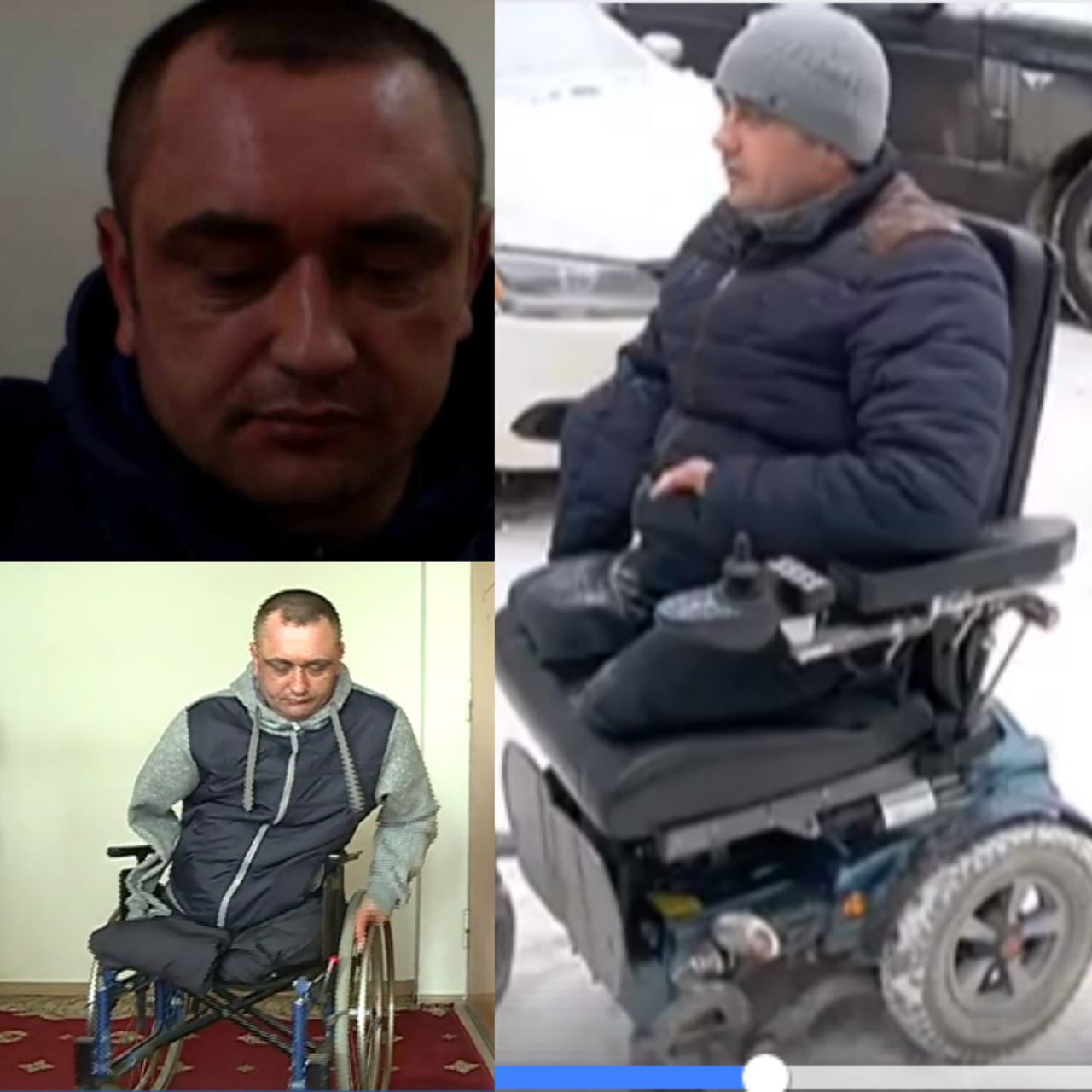 Un bărbat fără mâini și picioare, condamnat la un an de pușcărie. Foto: unimedia