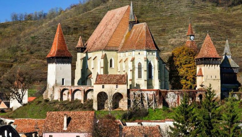 Biertan, unul dintre cele 7 așezări saxone din Transilvania.